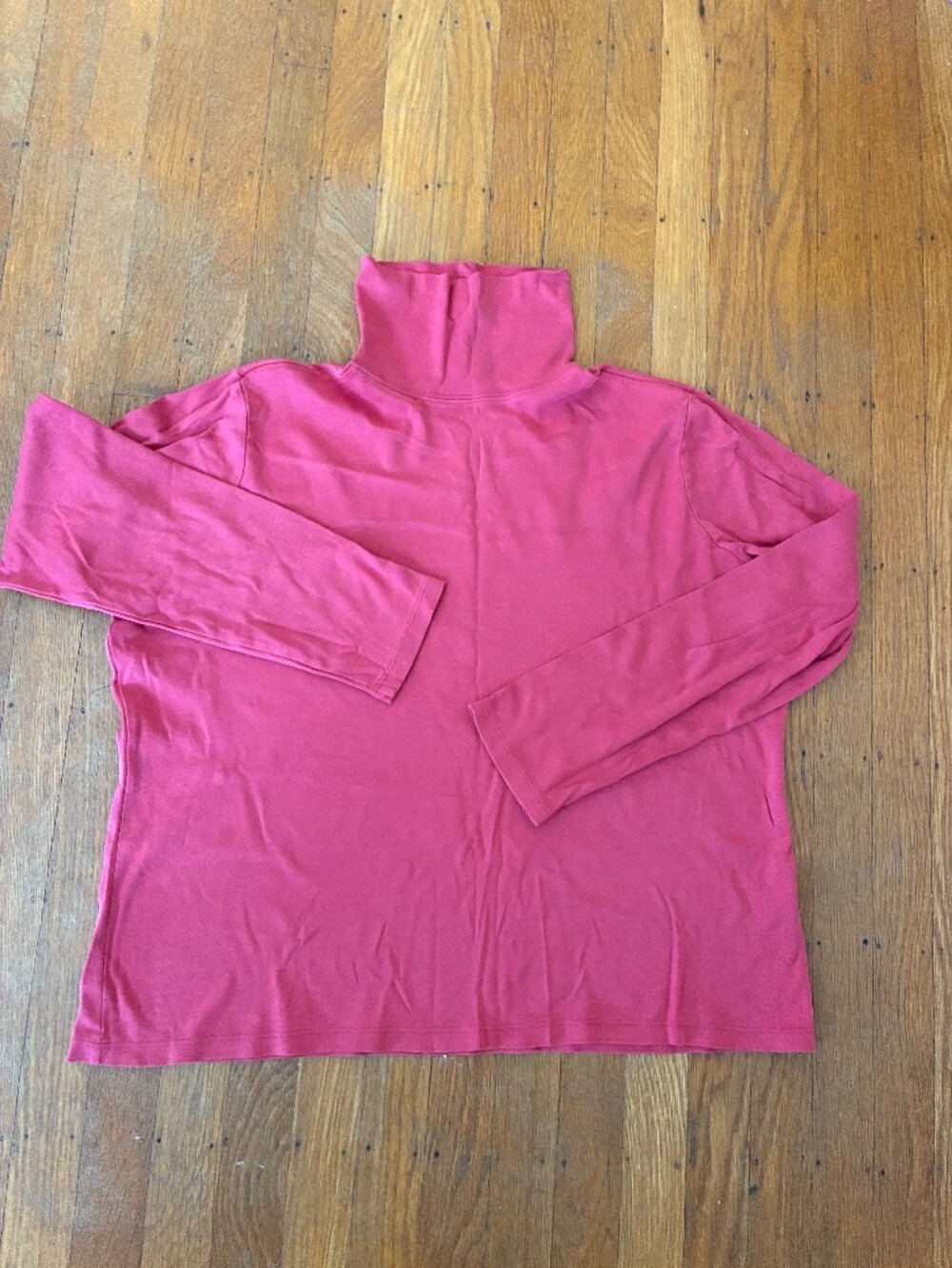 Vintage LL Bean Pink Turtleneck Womens XL